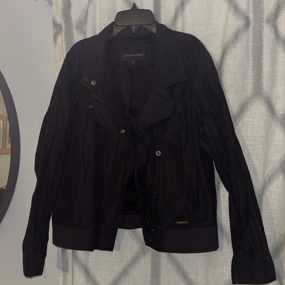 Calvin Klein nylon jacket size:M color :black